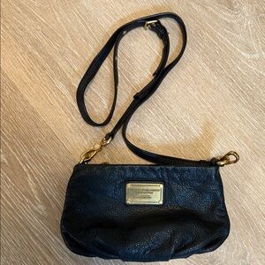 Marc Jacobs Black Leather Crossbody Bag